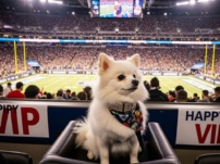 VIP Dog in Stadium – are you really surprised?