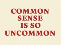 Common Sense is so uncommon – Nick Gould